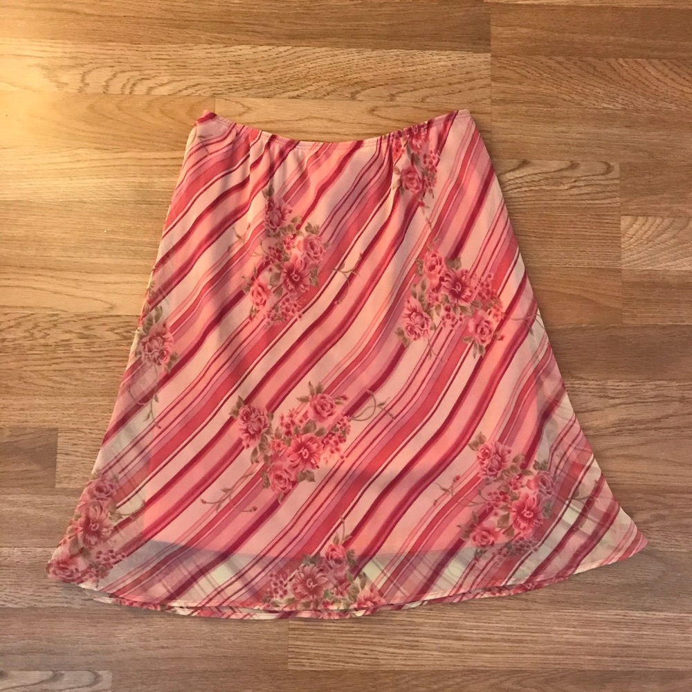 Spring midi skirt